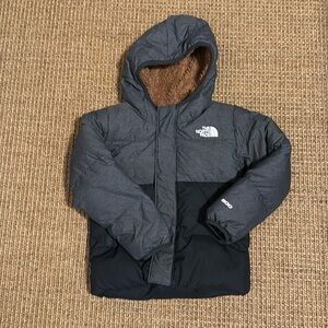 The North Face 3T hooded toddler down jacket